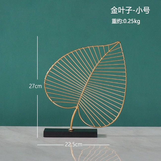 Home Decor Modern Light Luxury Living Room Decor Ornaments Wrought Iron Crystal Ball Abstract Model Crafts Desktop Ornaments - TheWellBeing4All