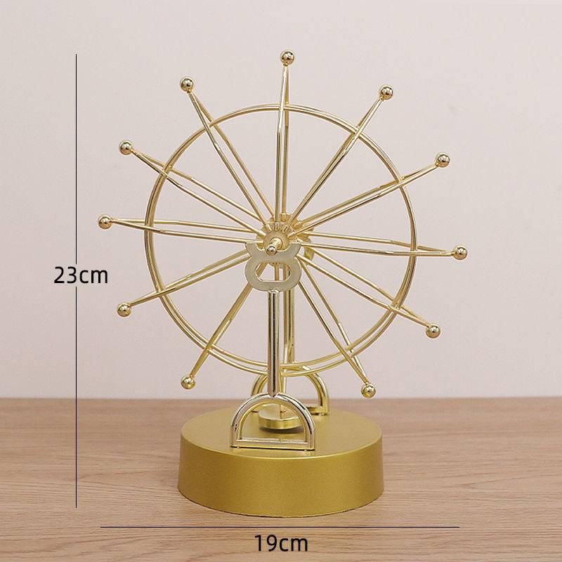 Home Decor Modern Light Luxury Living Room Decor Ornaments Wrought Iron Crystal Ball Abstract Model Crafts Desktop Ornaments - TheWellBeing4All