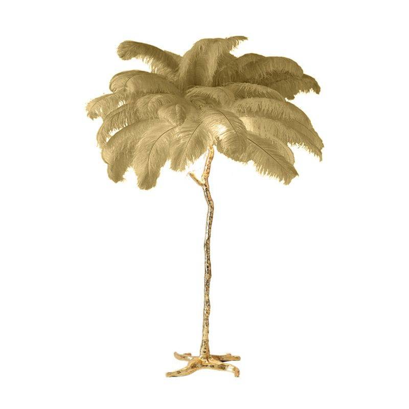 Nordic Personality Home Decor Ostrich Feather Foor Lamp Living Room Bedroom Standing Lamps Luxury Design Sense Floor Table Light - TheWellBeing4All