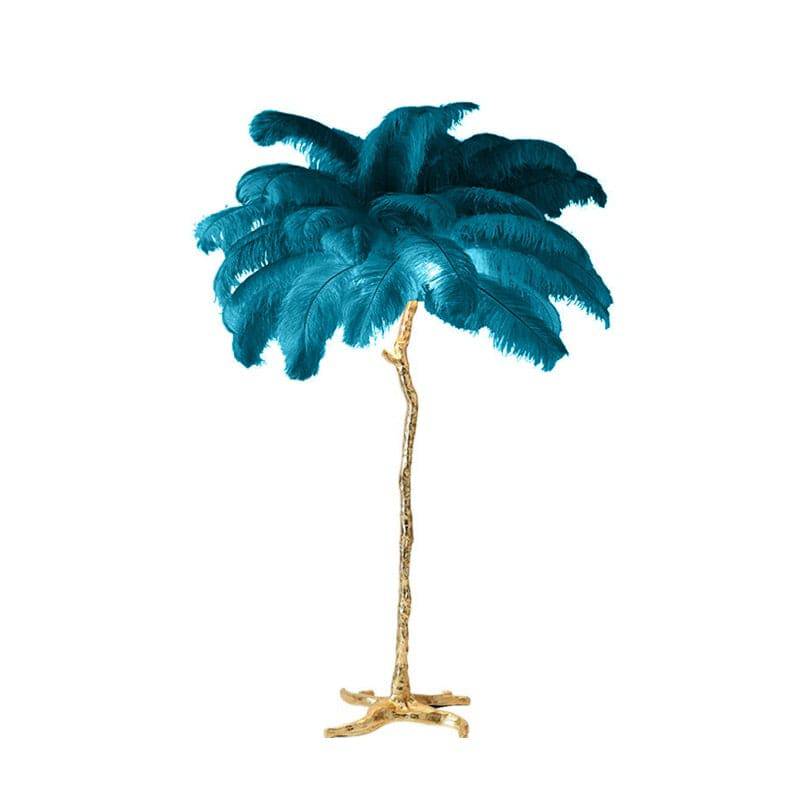 Nordic Personality Home Decor Ostrich Feather Foor Lamp Living Room Bedroom Standing Lamps Luxury Design Sense Floor Table Light - TheWellBeing4All