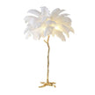 Nordic Personality Home Decor Ostrich Feather Foor Lamp Living Room Bedroom Standing Lamps Luxury Design Sense Floor Table Light - TheWellBeing4All