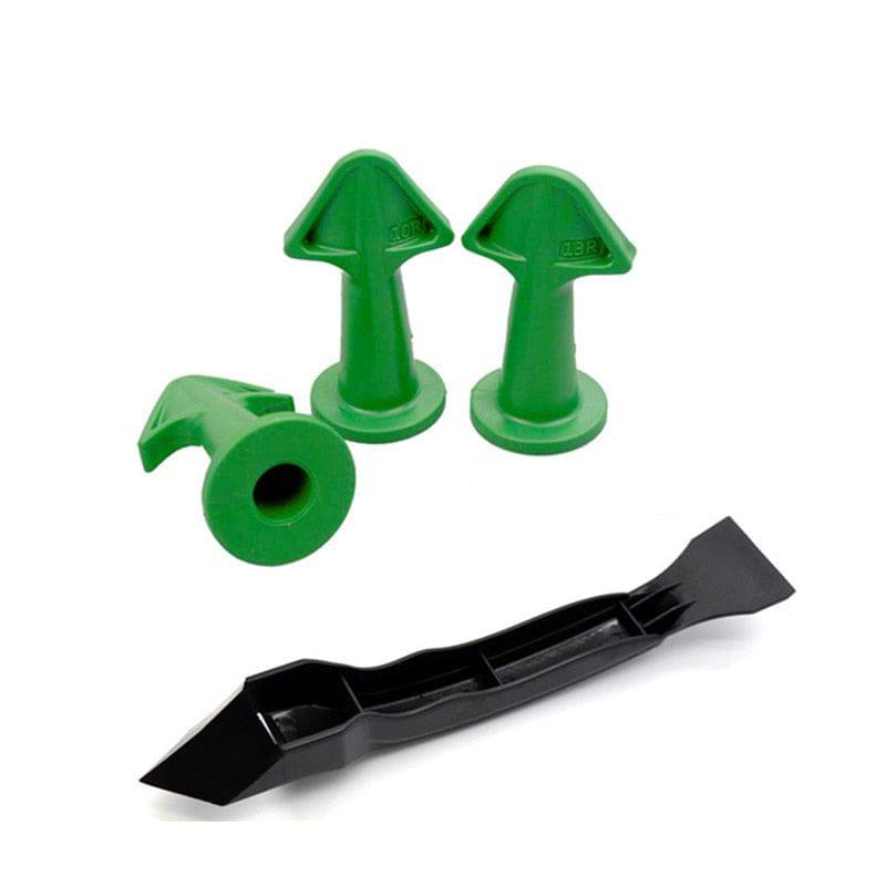 Plastic Pointed Mouth and Glue Shovel Set Multi-Angle Scraper Cleaning Nozzle Five-piece Set Seam Tool - TheWellBeing4All