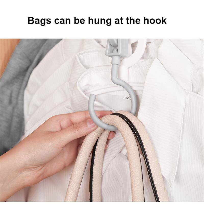 Nine Hole Magic Hanger Creative Multi Functional Hanger Household Internet Popular Magic Storage Artifact - TheWellBeing4All