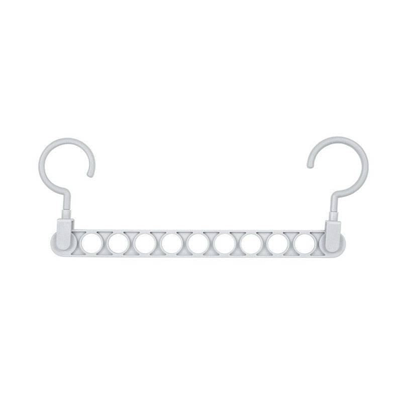 Nine Hole Magic Hanger Creative Multi Functional Hanger Household Internet Popular Magic Storage Artifact - TheWellBeing4All