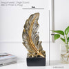 Creative Modern Golden Leaf Ornament Home Living Room Decoration Metal Figurines Flowers Ornaments Miniature Metal Figurines - TheWellBeing4All