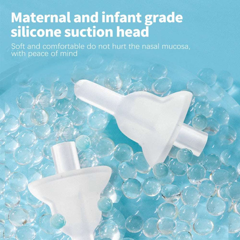 Baby Electric Nose Aspirator Automatic Nose Cleaner Adjustable Suction Music and Light Soothing Function - TheWellBeing4All