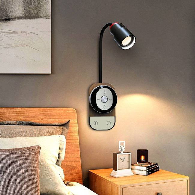LED Bedside Table Lamp , Eye Protection Magnetic Suction Night Light Multifunctional Wall Lamp - TheWellBeing4All