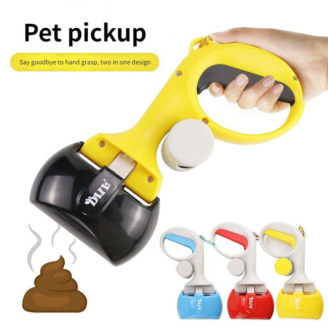 Pet Pickup Portable Dog Poop Pickup Pet Toilet with Garbage Bag Poop Bag  Bolsas Caca Perro Biodegradables - TheWellBeing4All