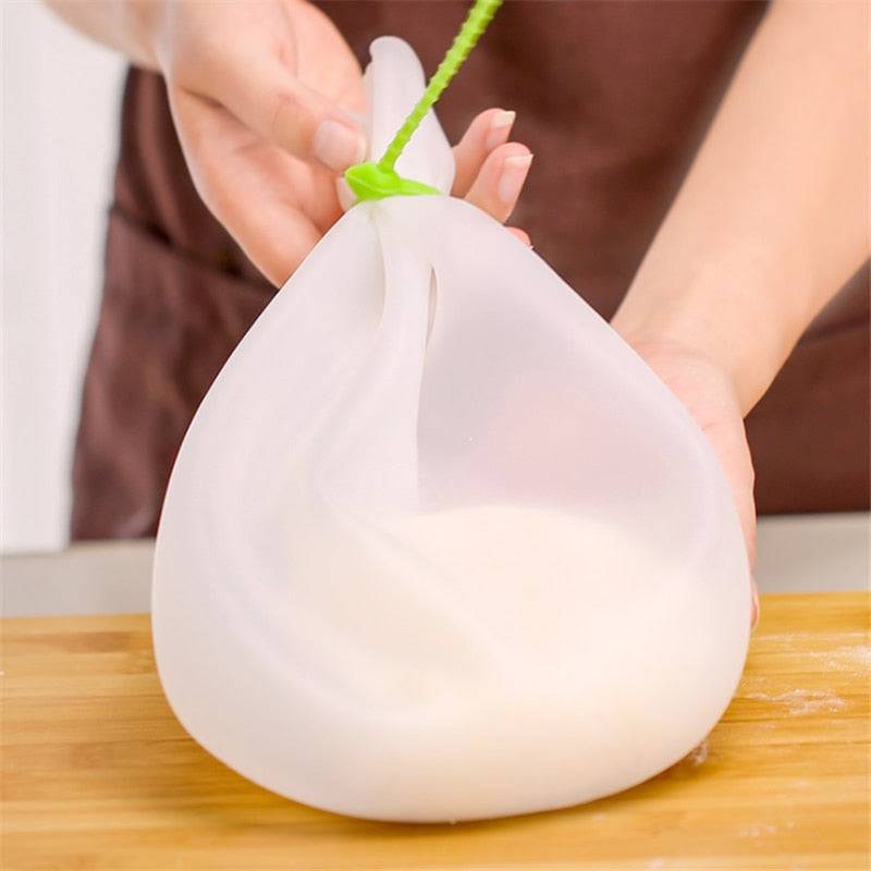 Kneading Dough Bag Food Grade Flour Mixer Cooking Baking Silicone Bags Versatile Dough Mixer Bread Pastry Pizza - TheWellBeing4All