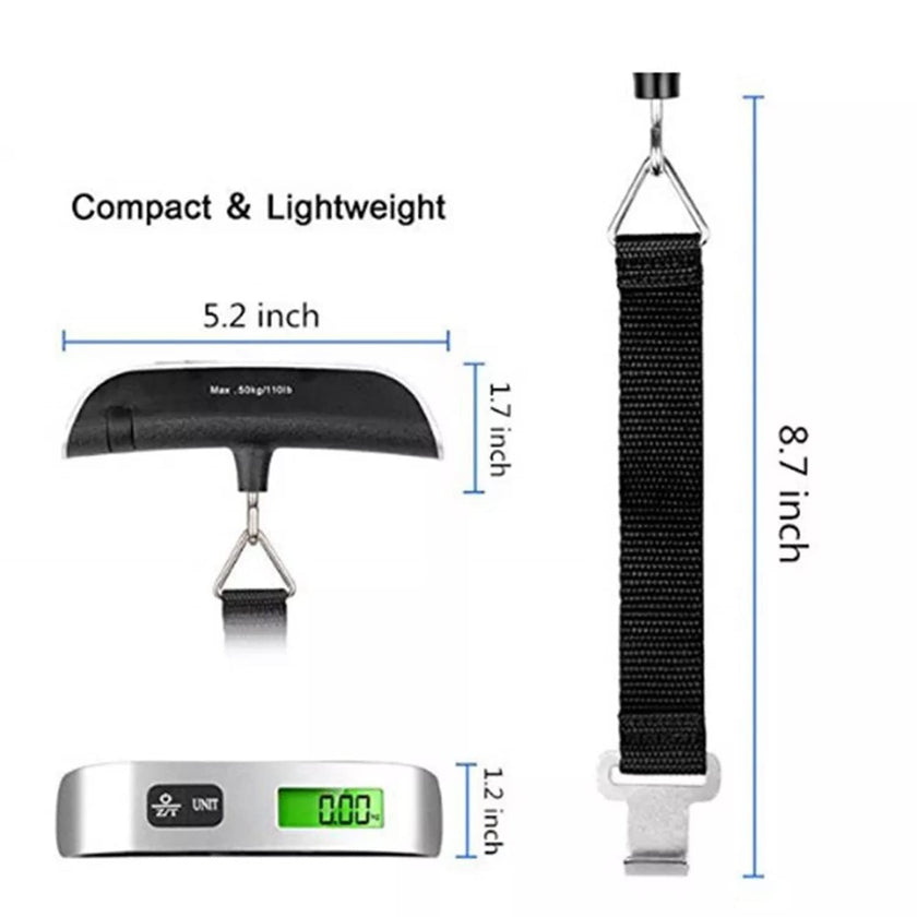 Portable Scale Digital LCD Display Travel Weighs Baggage Bag Weight Balance - TheWellBeing4All