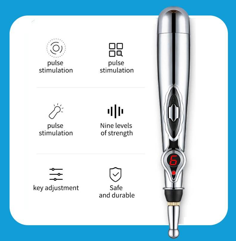 Electronic Acupuncture Pen Point Pen Meridian Massage Pen - TheWellBeing4All