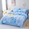 Plush Duvet Cover Pillowcase Set - Cozy Bedding for Singles and Doubles - TheWellBeing4All