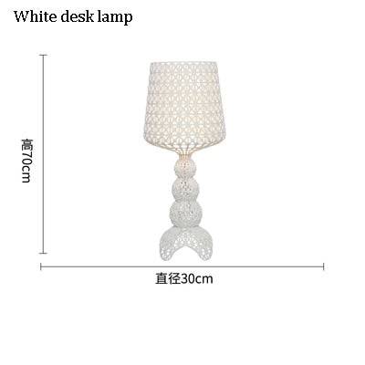 Italy Design Kartell Kabuki Table Lamps Acrylic Desk Lights Art Decor LED Standing Light Living Room Bedroom Hollow Floor Light - TheWellBeing4All