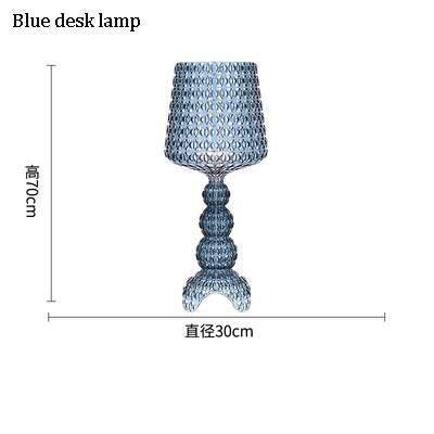 Italy Design Kartell Kabuki Table Lamps Acrylic Desk Lights Art Decor LED Standing Light Living Room Bedroom Hollow Floor Light - TheWellBeing4All