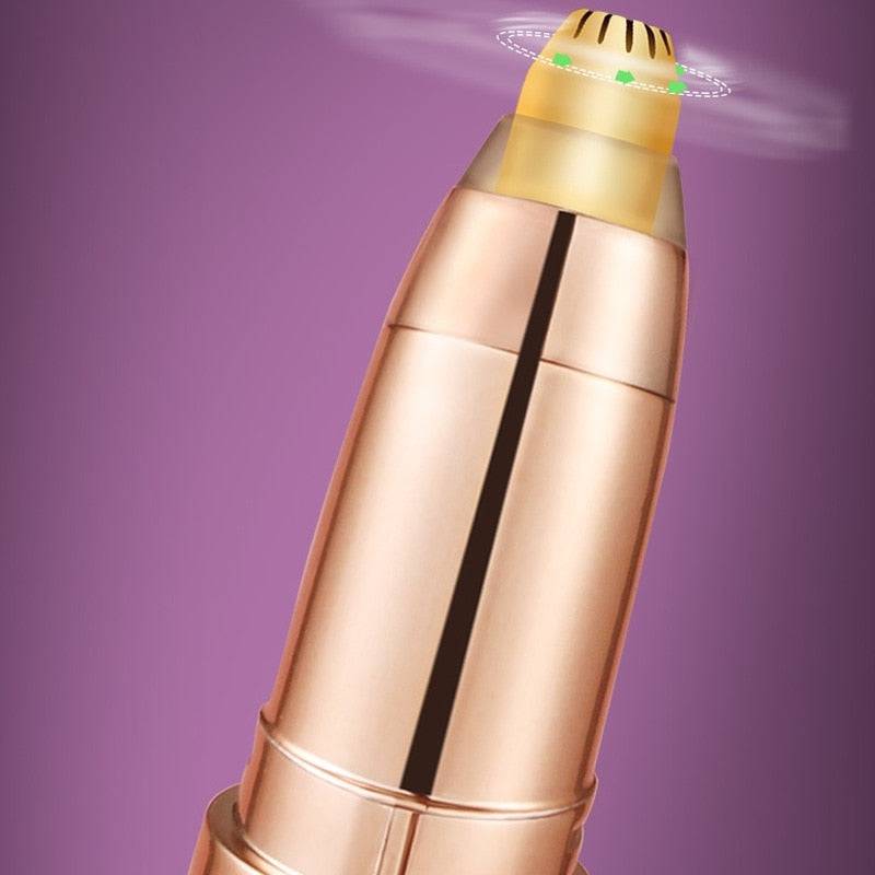 Electric Trimmer Women Eyebrow Pencil Automatic Hair Removal Beauty Battery Model - TheWellBeing4All