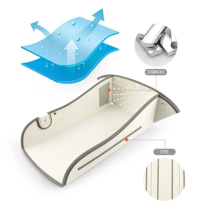Multi-Functional Folding Chopping Board Smart Cutting Board with Draining Knife Sharpener & Grinder Plastic Cutting Board for Kitchen - TheWellBeing4All