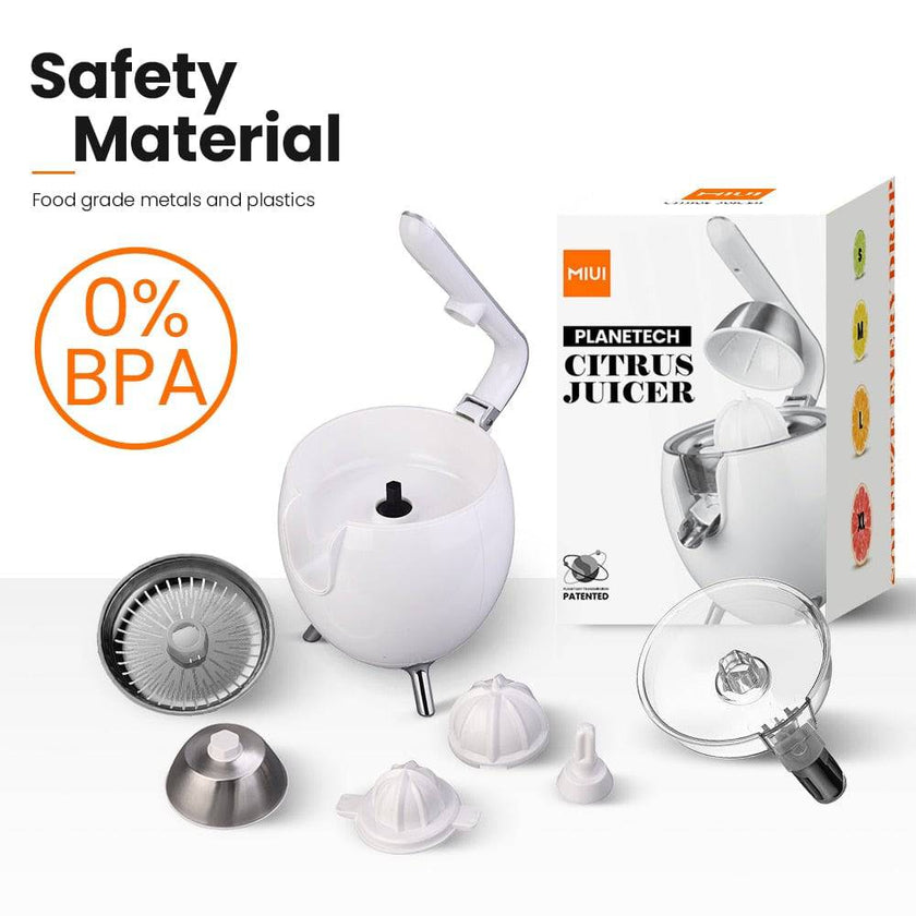 MIUI Citrus Juicer,200W Stainless Steel Orange Lemon Electric Set Juicer,Hard-core Press juicer,Aluminum Die -casting Handle - TheWellBeing4All