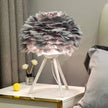 Modern Feather Bedroom Table Lamp - Perfect for Romantic Christmas, Wedding, and Living Room Decor