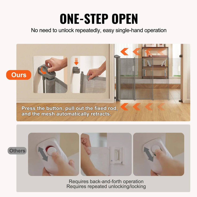 Retractable Pet & Baby Gate - TheWellBeing4All