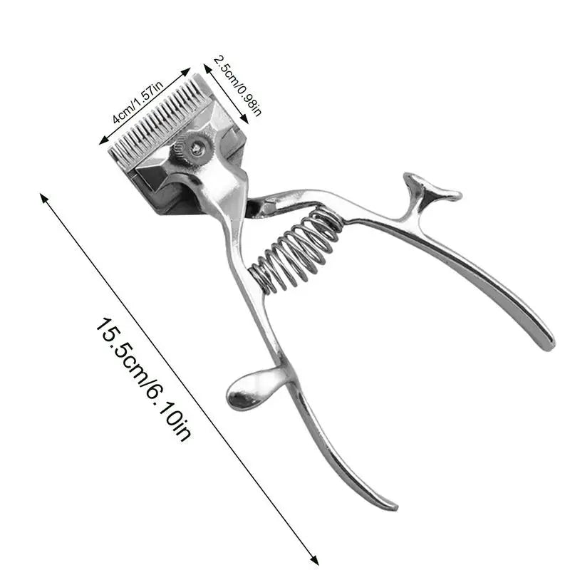 ✂️ Multi-Use Manual Hair Trimmer – For Pets & Humans Dual-Purpose Grooming Tool | Carbon Steel Blades | Silent & Portable - TheWellBeing4All