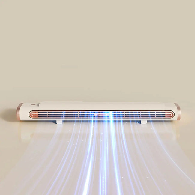 Portable Bladeless Tower Fan - 3-Speed USB Clip-On Fan for Monitor/Desk | Quiet Cooling for Office, Bedroom & Home (14.5