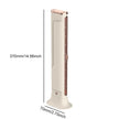 Portable Bladeless Tower Fan - 3-Speed USB Clip-On Fan for Monitor/Desk | Quiet Cooling for Office, Bedroom & Home (14.5