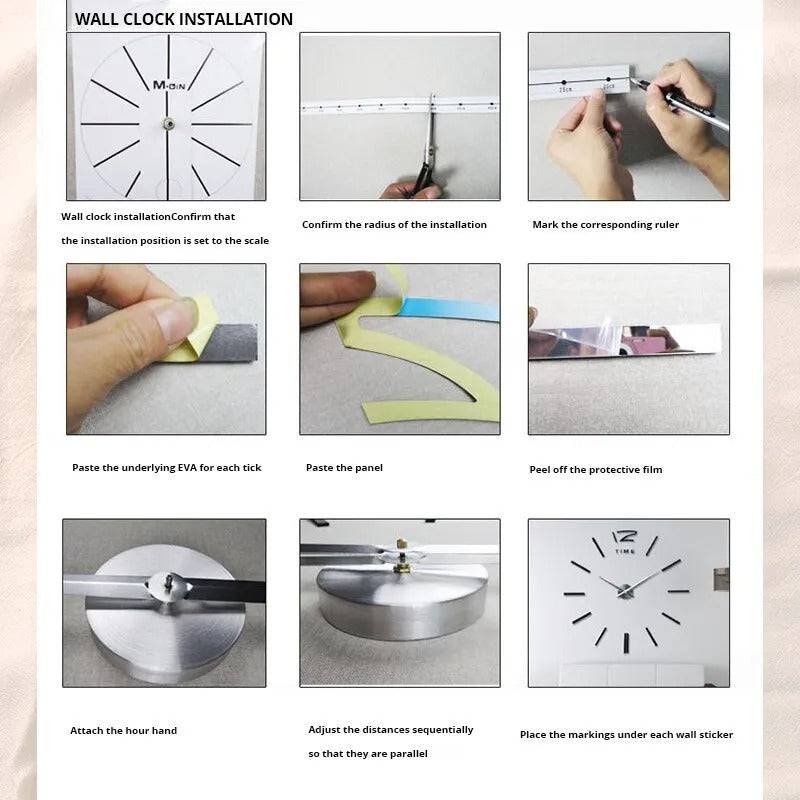 3D Acrylic Digital Wall Clock - TheWellBeing4All