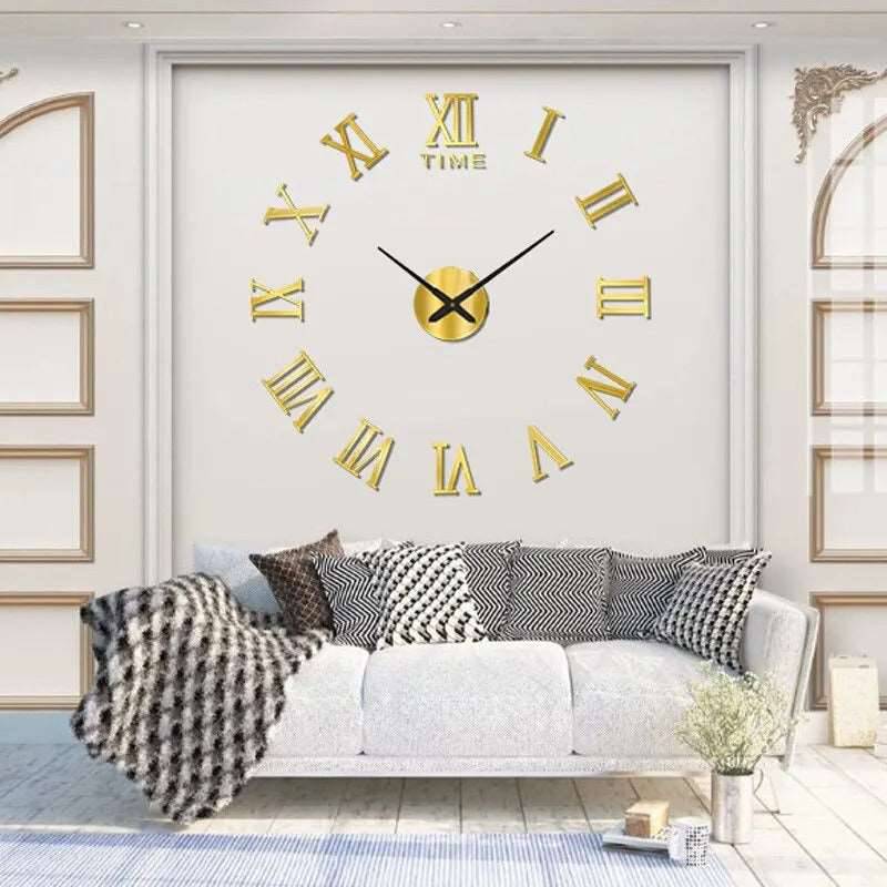 3D Acrylic Digital Wall Clock - TheWellBeing4All