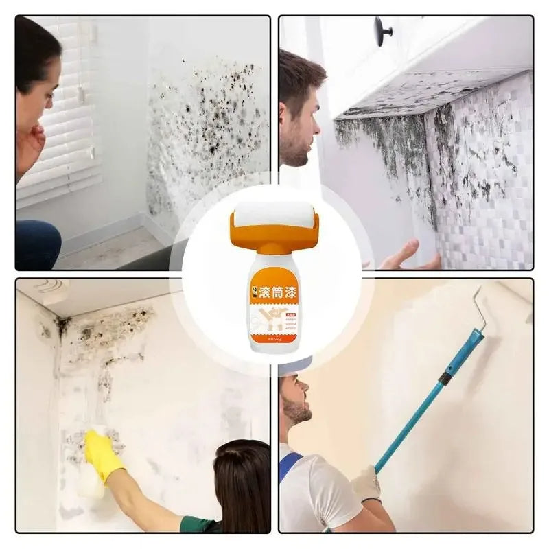 Antibacterial Wall Paint Roller – Water-Based Latex Repair Brush for Interior Walls | 500g White Paint | Crack & Scratch Cover | Eco-Friendly & Low-Odor - TheWellBeing4All
