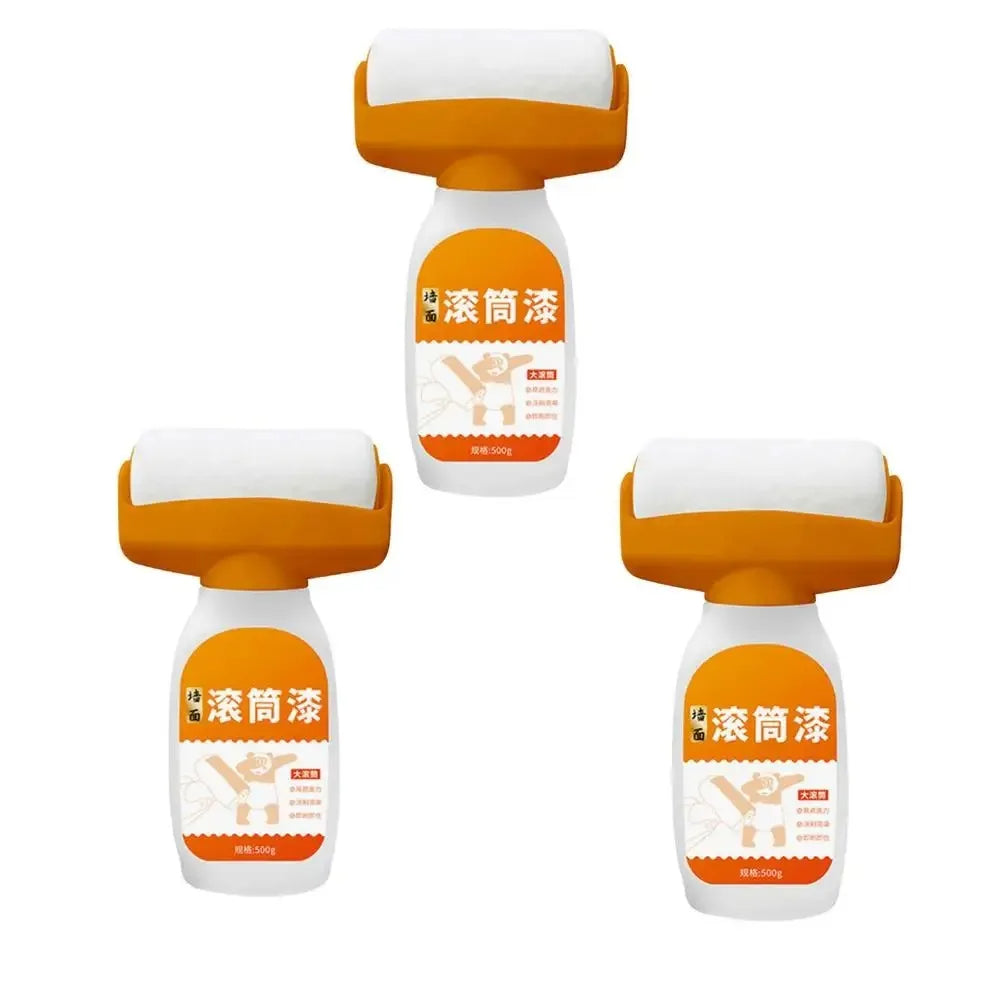 Antibacterial Wall Paint Roller – Water-Based Latex Repair Brush for Interior Walls | 500g White Paint | Crack & Scratch Cover | Eco-Friendly & Low-Odor - TheWellBeing4All