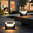 Solar-Powered LED Column Lamps – IP65 Waterproof Outdoor Lights with Remote Control, Dimmable 3 Color Temperatures & Stainless Steel Design - TheWellBeing4All