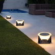 Solar-Powered LED Column Lamps – IP65 Waterproof Outdoor Lights with Remote Control, Dimmable 3 Color Temperatures & Stainless Steel Design - TheWellBeing4All