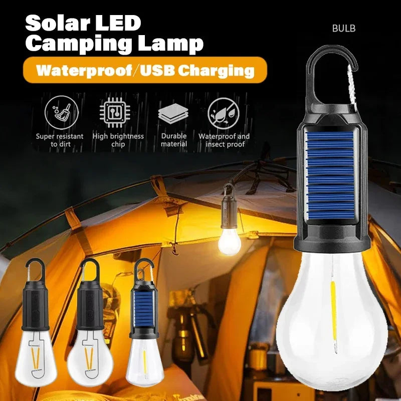 Solar LED Camping Lantern – 3 Modes, IP65 Waterproof & Dual Charging | VENUSWING - TheWellBeing4All