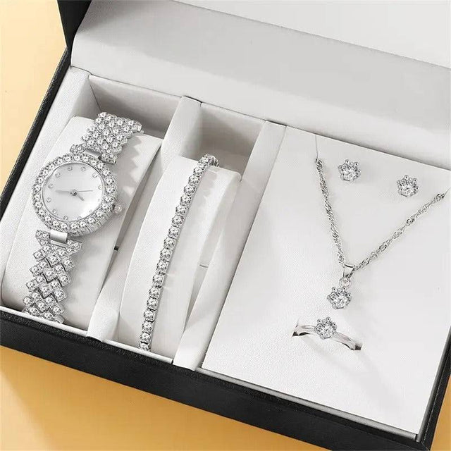 Dazzling Love: Elegant Jewelry Set, the Perfect Luxury Gift for Valentine's and Mother's Day - TheWellBeing4All