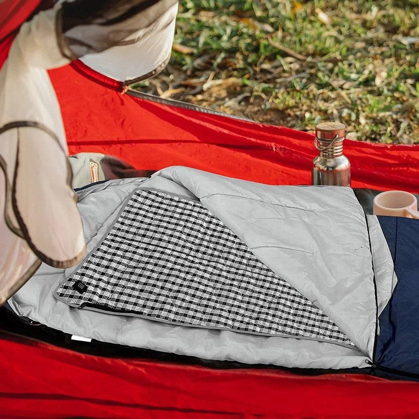 Heated Sleeping Bag Pad USB Charge Sleeping Bag Mattress Portable Heating Sleeping Sheet for Winter Keep Warm Camping Backpackin - TheWellBeing4All