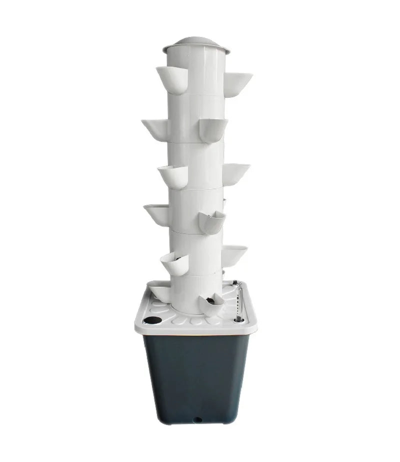 Hydroponic Growing System DIY | Detachable Home Garden Greenhouse Vertical Tower - TheWellBeing4All