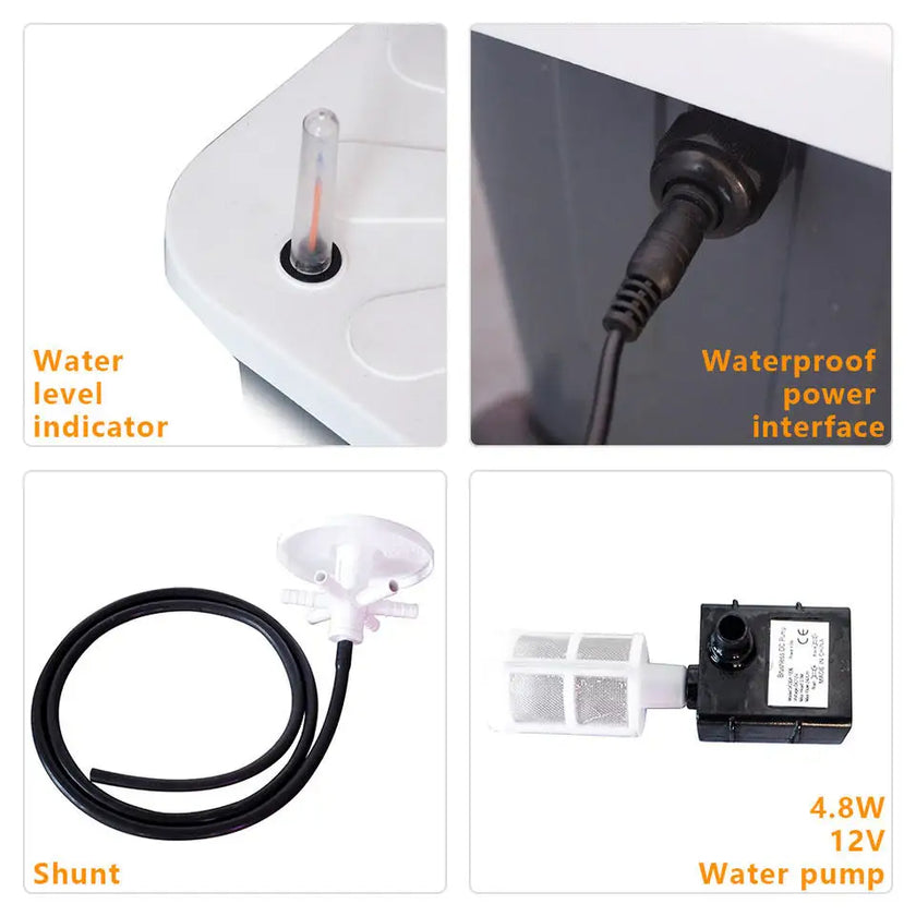 Hydroponic Growing System DIY | Detachable Home Garden Greenhouse Vertical Tower - TheWellBeing4All