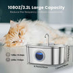 Stainless Steel Cat Water Fountain – Automatic Pet Water Dispenser with Sensor