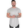 Muscle Fitness T-Shirt Athleisure Workout Short Sleeve High Quality Cotton Gym Sport Shirt - TheWellBeing4All