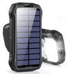 26800mAh Solar Power Bank with Wireless Charging, LED Camping Light, Waterproof & Fast Charging – Powerbank - TheWellBeing4All
