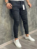 Stretch Skinny Jeans Classic Solid Washed Denim Pants | Casual Hombre Joggers - TheWellBeing4All