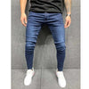 Stretch Skinny Jeans Classic Solid Washed Denim Pants | Casual Hombre Joggers - TheWellBeing4All