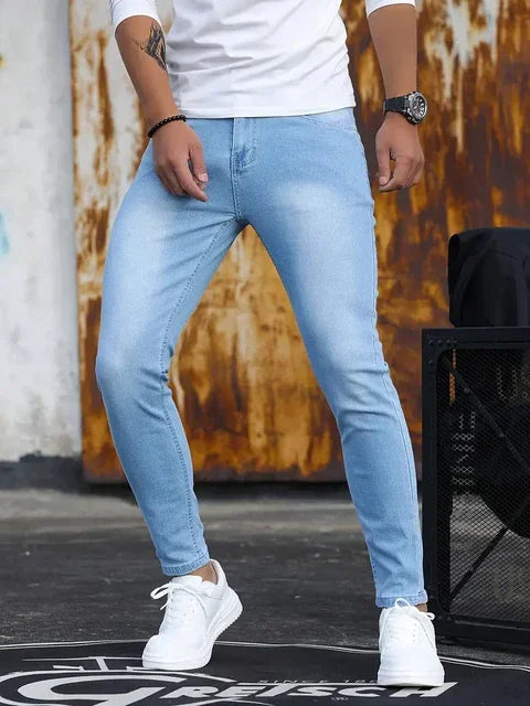 Slim Fit Jeans | Street Style, Casual and Comfortable | Smart but Casual Pencil Pants - TheWellBeing4All