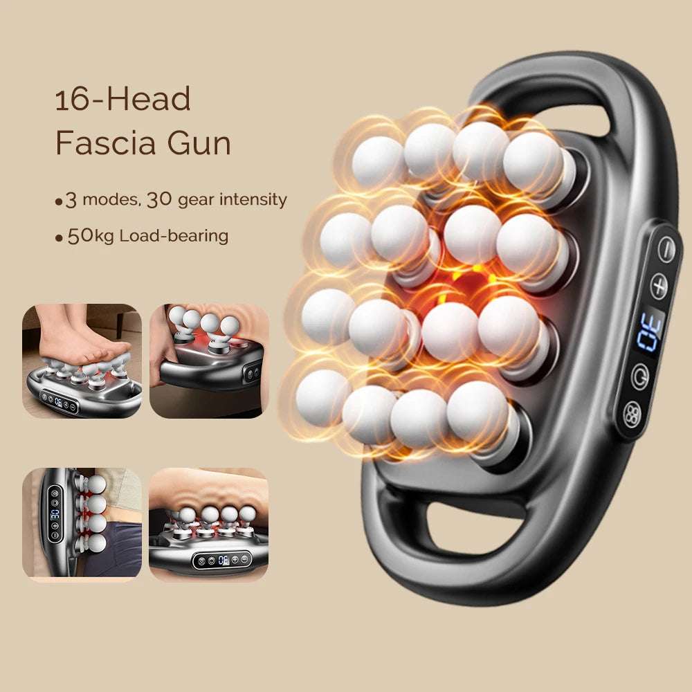The Fascia Gun High-Frequency Vibration Body Massage Gun