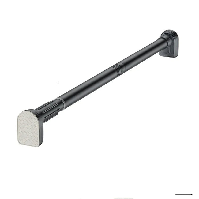 Adjustable Stainless Steel Shower Curtain Rod | Clothes Drying Rack | No-Drill Telescopic Pole - TheWellBeing4All