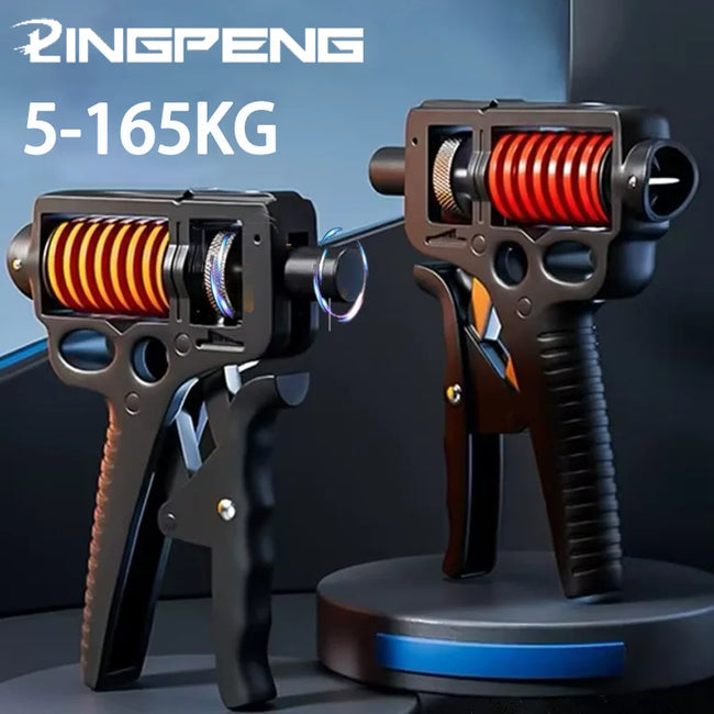 Adjustable Hand Gripper 5-165kg – Heavy Duty Grip Strengthener for Athletes & Rehab – Portable R-Shaped Exerciser with Anti-Slip Design (Unisex) - TheWellBeing4All