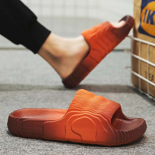 Thick Bottom Platform Slippers: Non-Slip Trendy Bathroom Slides, Female Mule Flip Flops Sandals - TheWellBeing4All