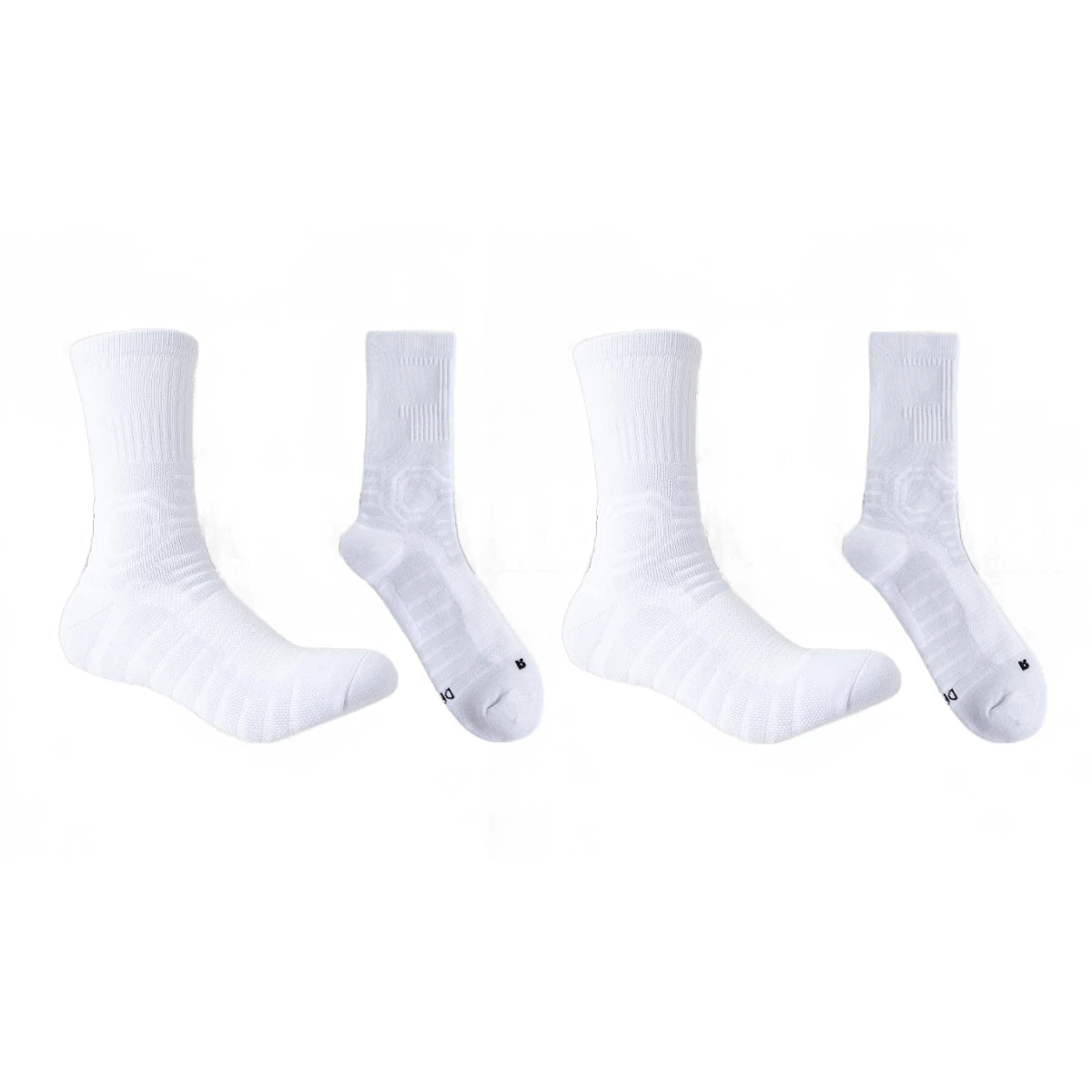 Mid-Length Basketball Socks: Thickened Towel Bottom, Anti-Slip, Shock-Absorbing Sports Socks - TheWellBeing4All