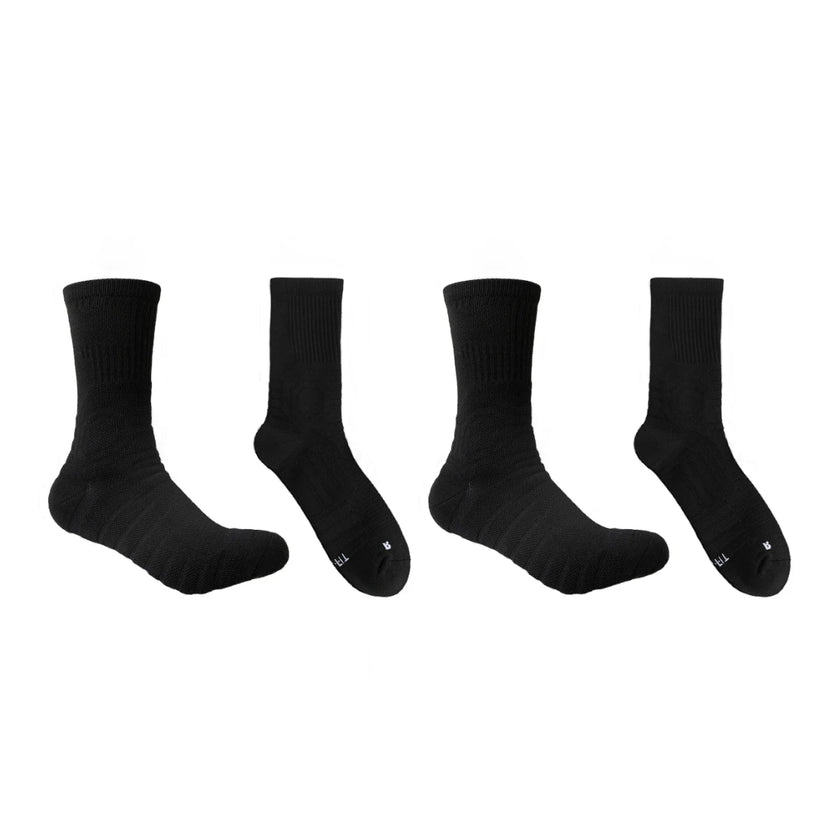 Mid-Length Basketball Socks: Thickened Towel Bottom, Anti-Slip, Shock-Absorbing Sports Socks - TheWellBeing4All