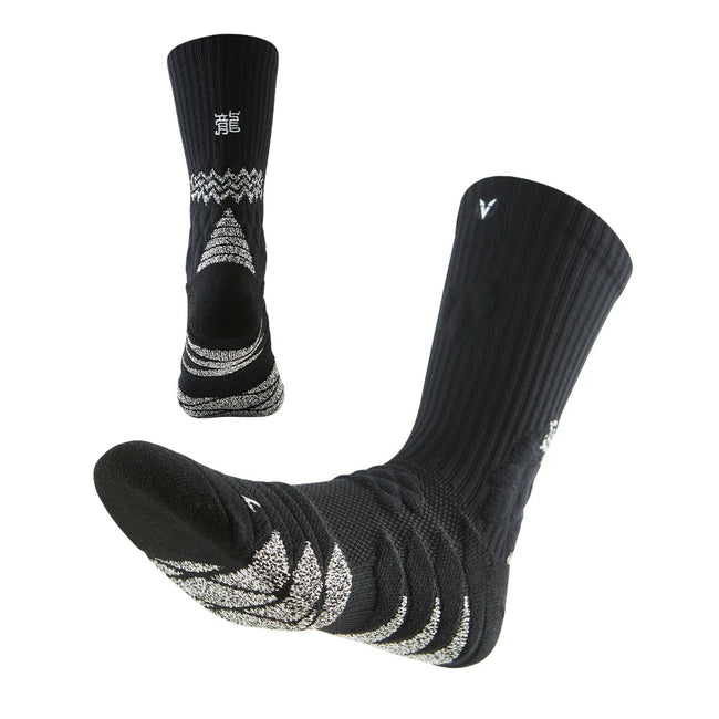 Mid-Length Basketball Socks: Thickened Towel Bottom, Anti-Slip, Shock-Absorbing Sports Socks - TheWellBeing4All